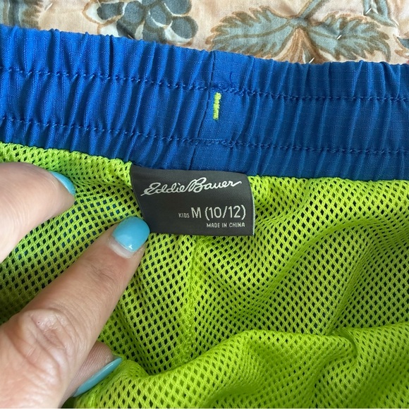 Kids Eddie Bauer Hybrid Mesh Lined Water/Board Shorts UPF 50 Size Medium 10/12 - Picture 8 of 8